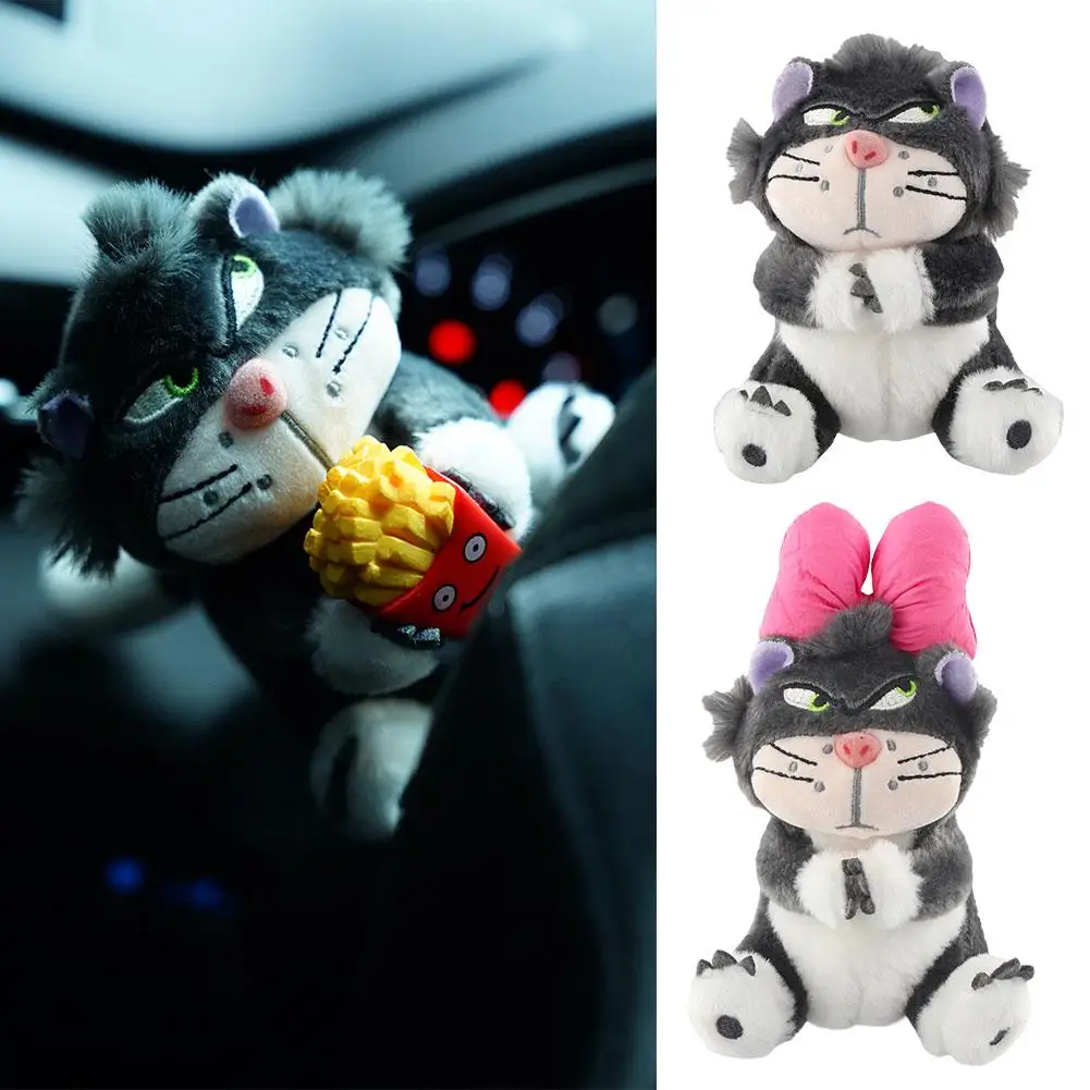 Plush Puppy Clutch Decoration Car Wiper Turn Signal Switch Decoration Creativity Cartoon Lucifer Cat Car Decorative Ornaments