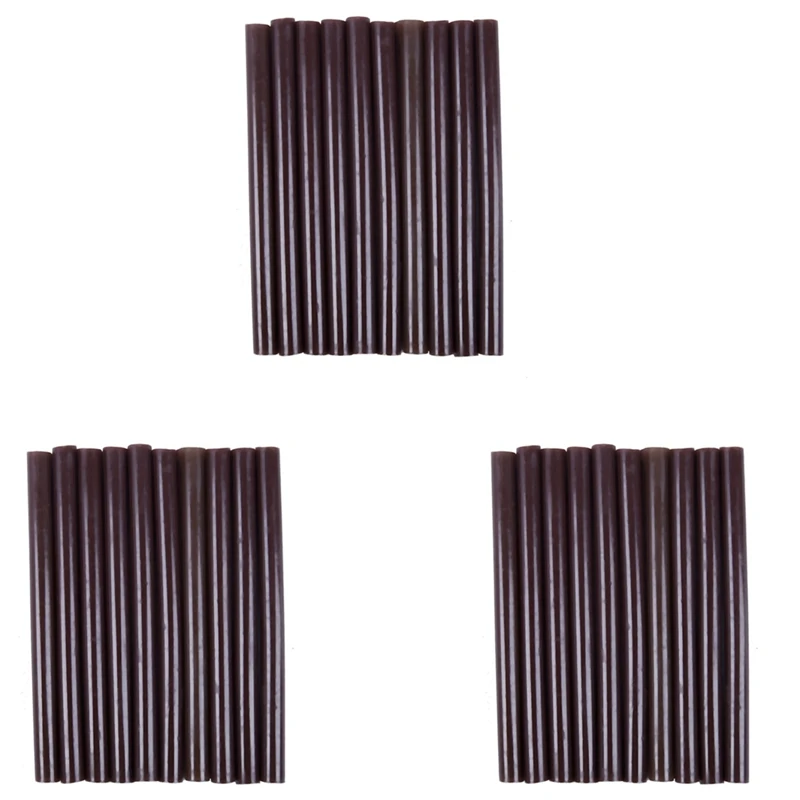 Hot 30Pcs 100Mm X 7Mm Adhesive Hot Melt Glue Sticks For Hot Melt Glue Gun Brown