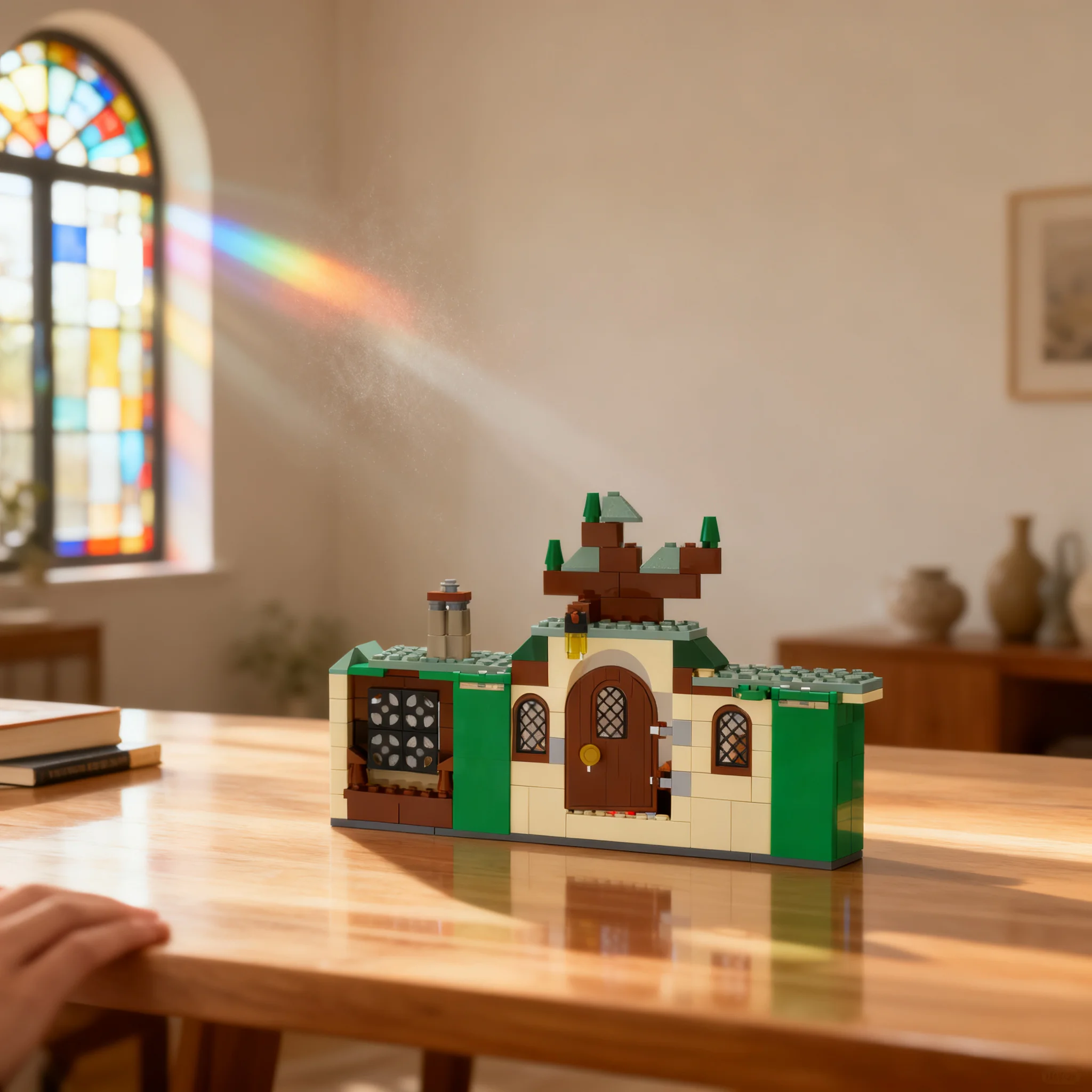 244 детали MOC, модель из серии «Хоббит: Властелин колец», конструктор, игрушка для сборки, рождественский подарок
