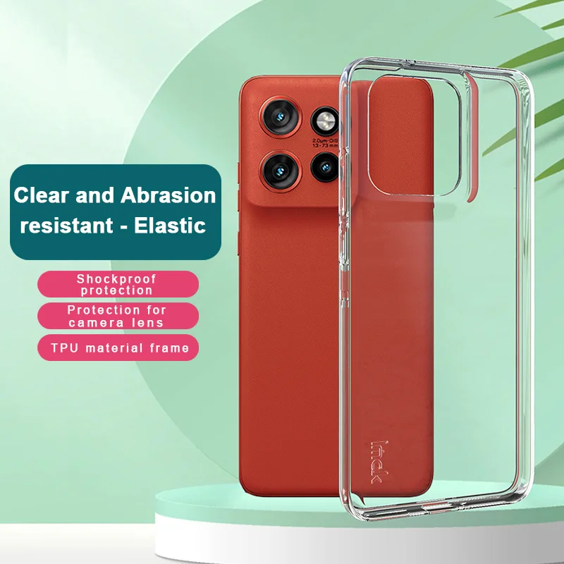 For Motorola S50 Case IMAK Ultra Thin Soft Clear Back Cover Phone Cases Funda For Motorola Moto S50