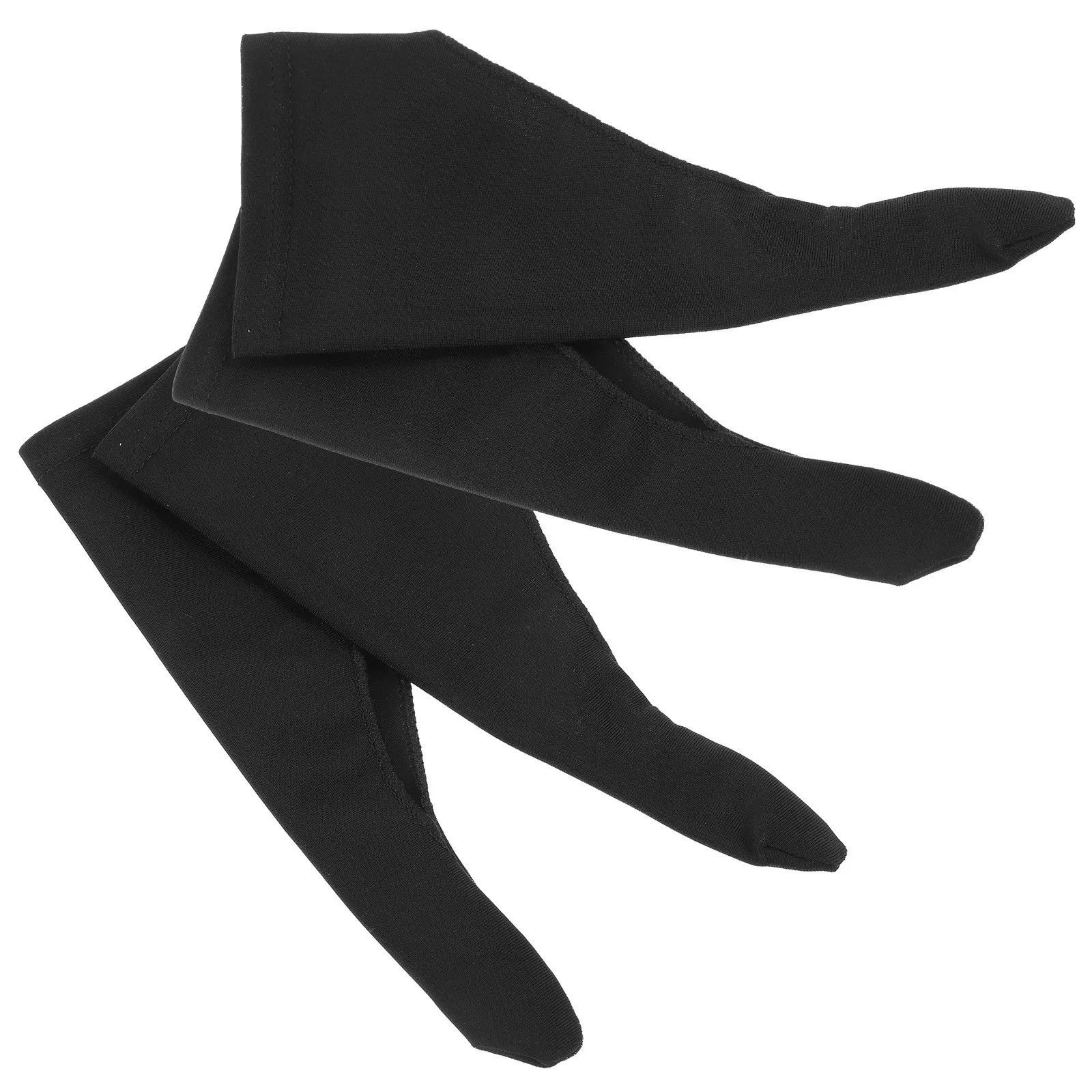 4Pcs Fabric Finger Gloves For For Drawing For Men Thumb Guard Anti-sweat Comfortable Nail Biting Prevention