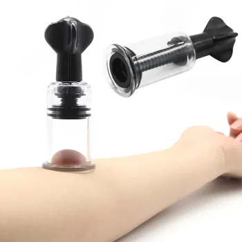 Plastic Body Massage Cupping Cups Thickened Black Vacuum Suction Cups Massage Cup 2cm/2.5cm/3cm/5cm Acupuncture Massager Women