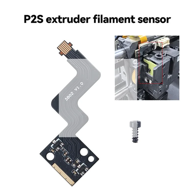

Extruder Filament Sensor Kit High Quality 3D Printer Replacement Parts For Bambu P2S