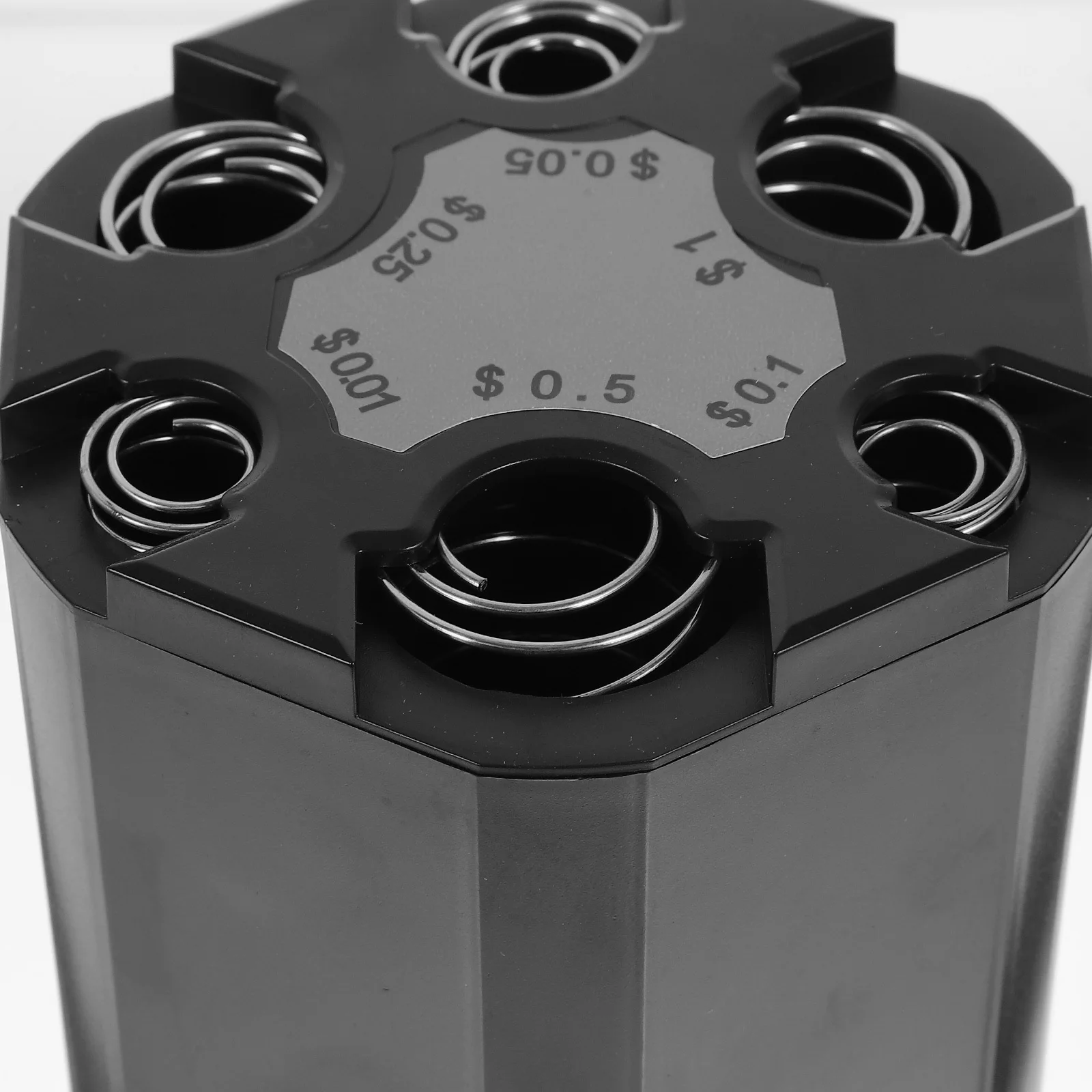 صندوق تخزين العد التلقائي للبنك، مكتب السيارة، حاوية العملات المعدنية المزخرفة، حامل العملات المعدنية المحمول #1