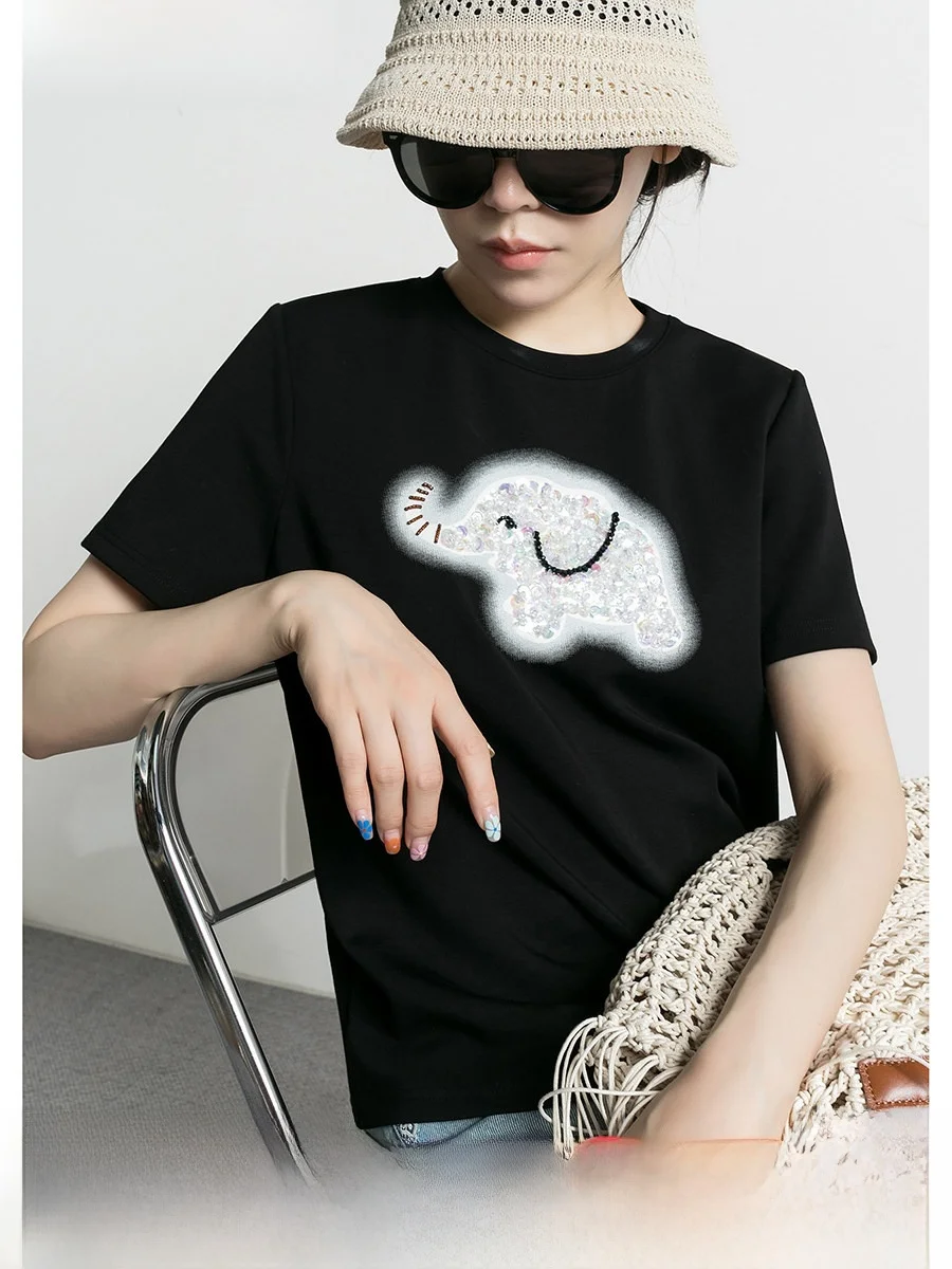 

Модный женский топ с цветочным узором и богатой отделкой, весенне-осенний, стильный, повседневный...