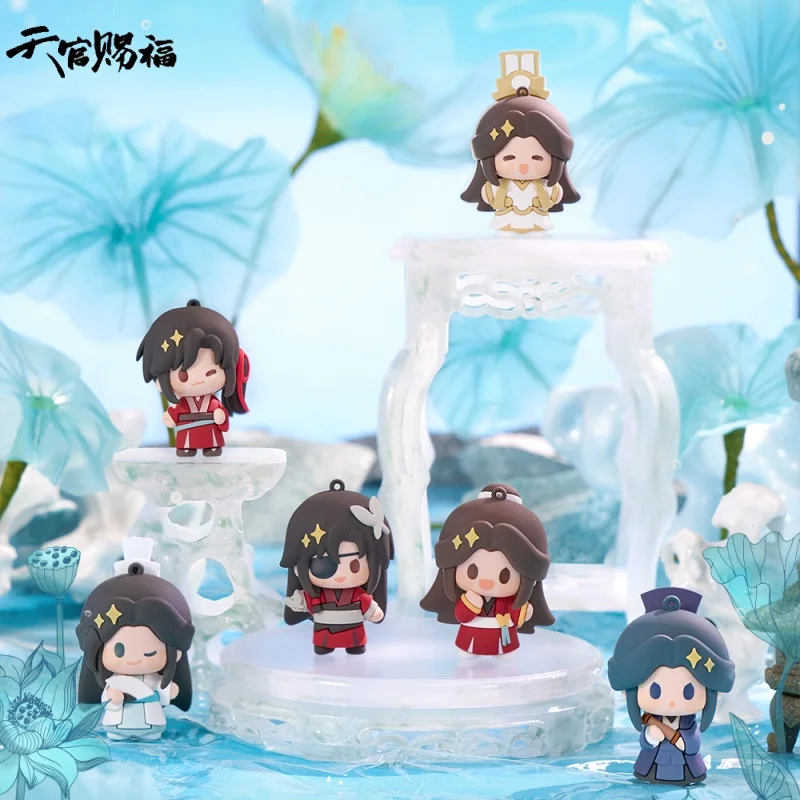 

Original Tian Guan Ci Fu Qinglian Lotus Lotus Series Heavenly God Blesses The People Blessing Cartoon Pendant Backpack Keychain