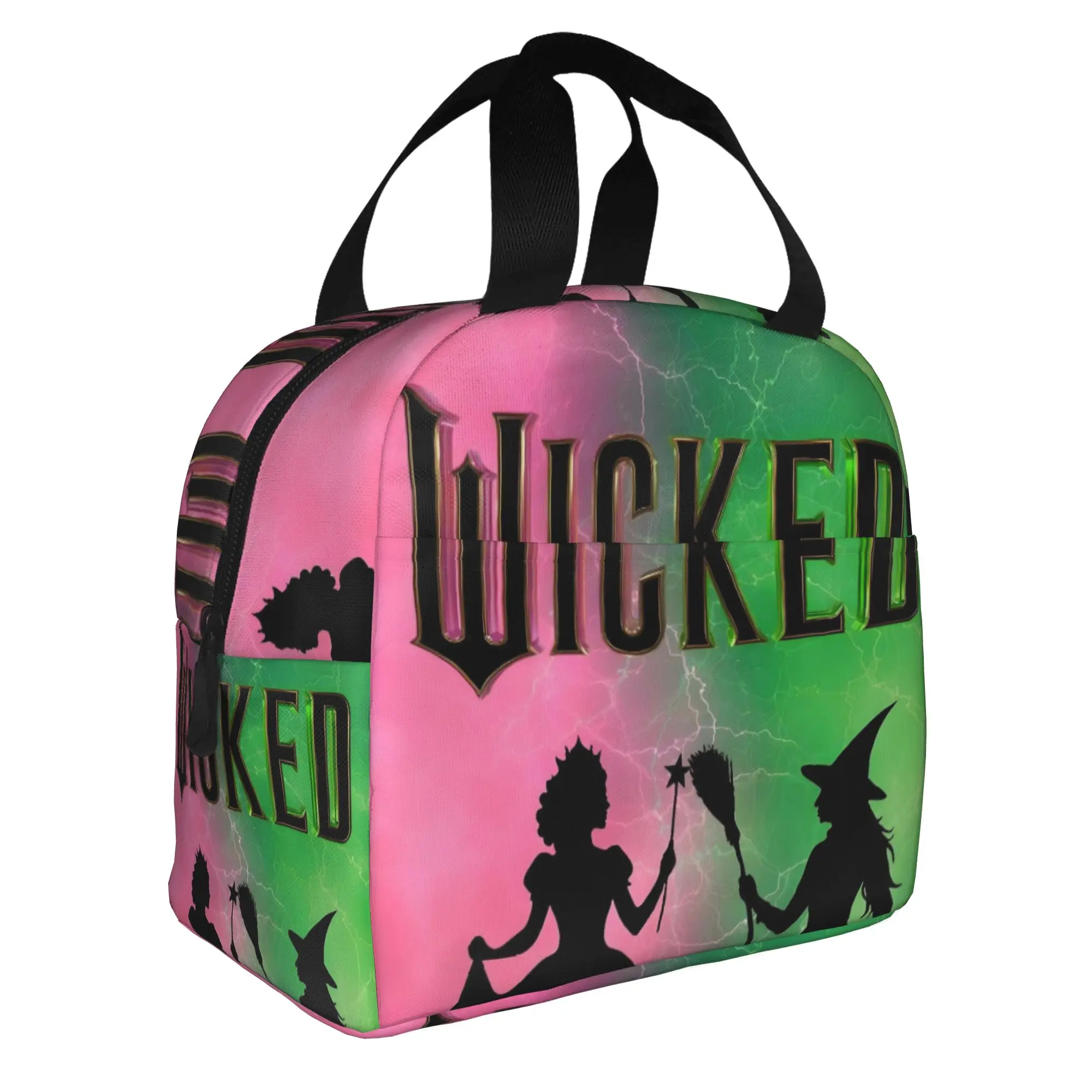 W-Wickeds Insulated Lunch Bag for Women Waterproof Glinda Elegant Good Witch Thermal Cooler Bento Box School