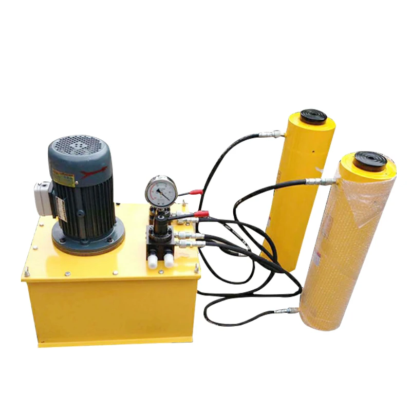 5 10 Tons Long Stroke Industrial Hydraulic Pallet Jack Pump Electric