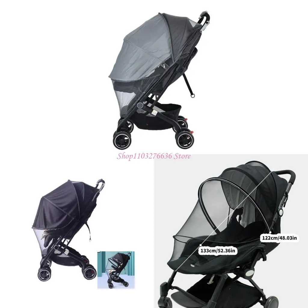 

R6FD Protective Baby Fly Net for Strollers Offering Breathability Convenience