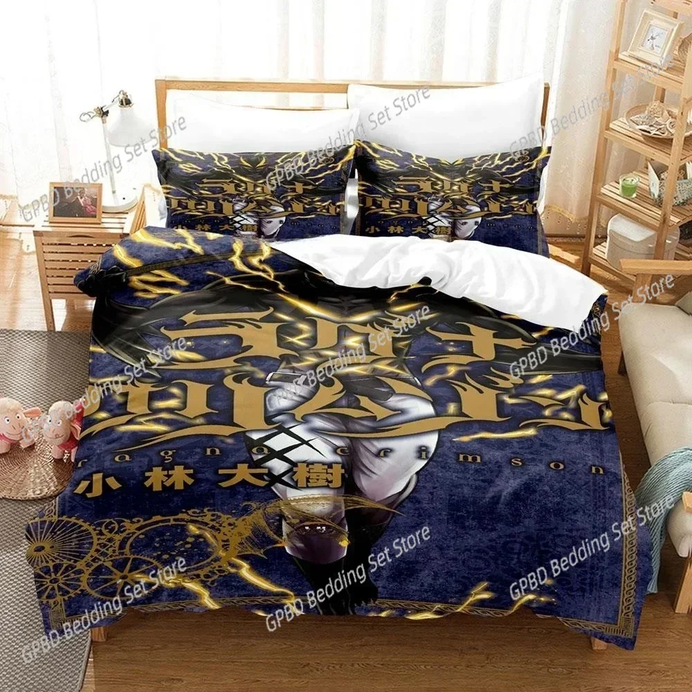 

Luxury New 3D Print Anime Ragna Crimson Bedding Set Single Twin Full Queen King Size Bed Set Teenager Bedroom Sheet bed
