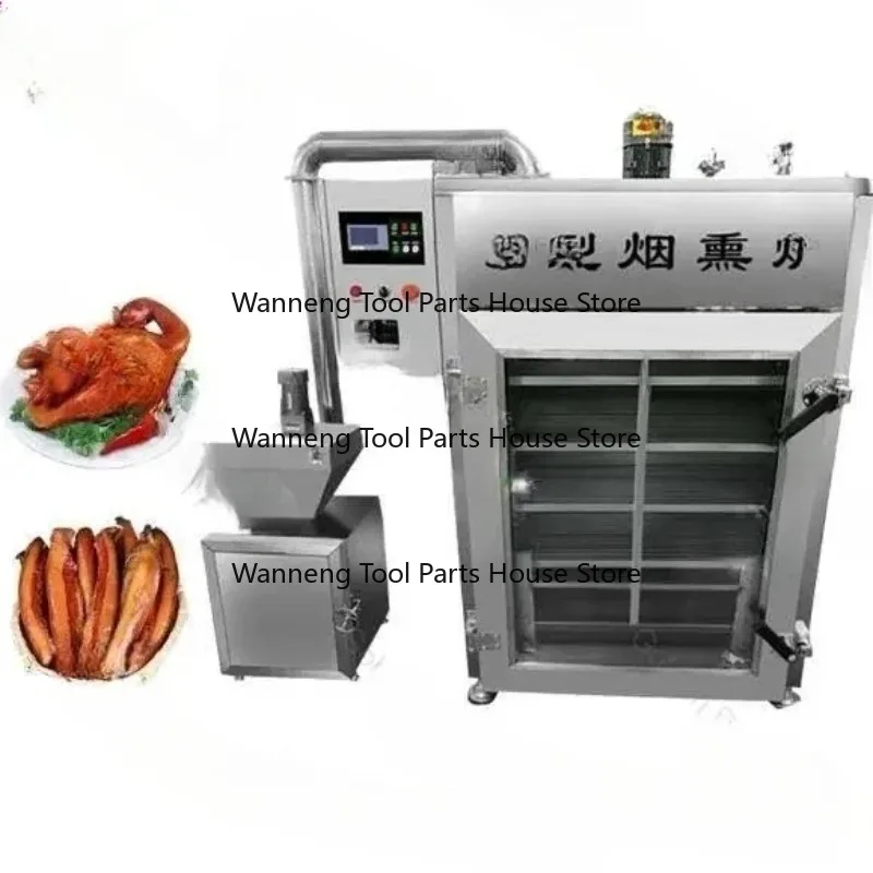 Industriële Zalm Koude Rokermachine voor Worst Ham en Vis Vlees Roken Drogen in Rookhuis
