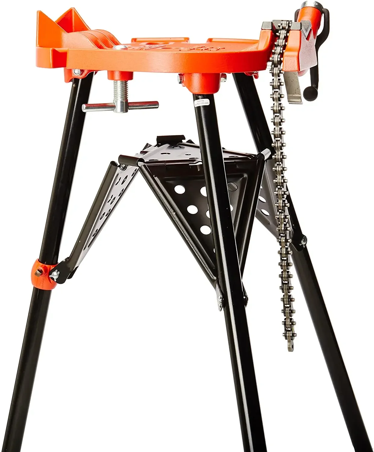 

6-inch Tripod Pipe Chain Vise Stand, Heavy Dut Pipe Stand Tripod