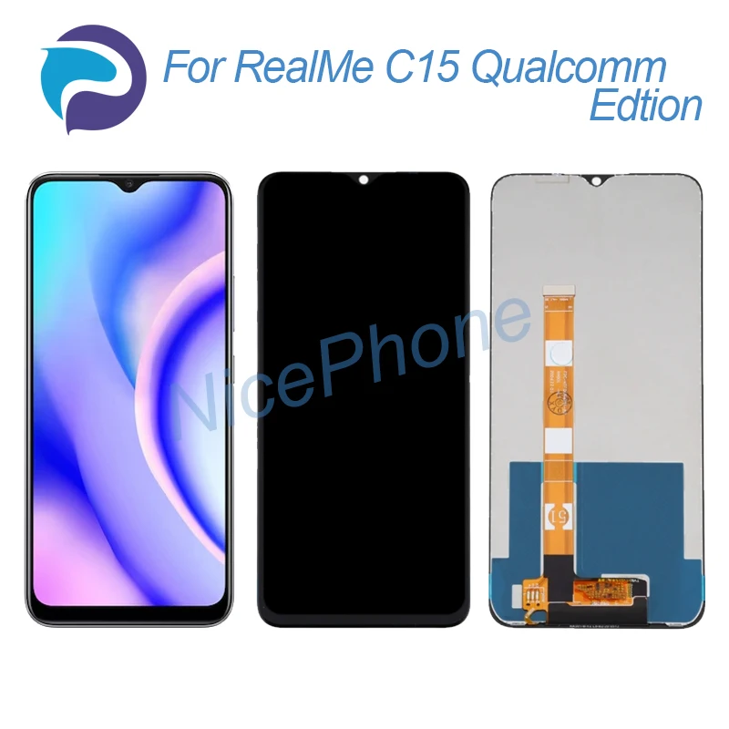 

for RealMe C15 Qualcomm Edition LCD LCD Display Touch Screen Digitizer Assembly RMX2195 C15 Qualcomm Edition Screen Display LCD