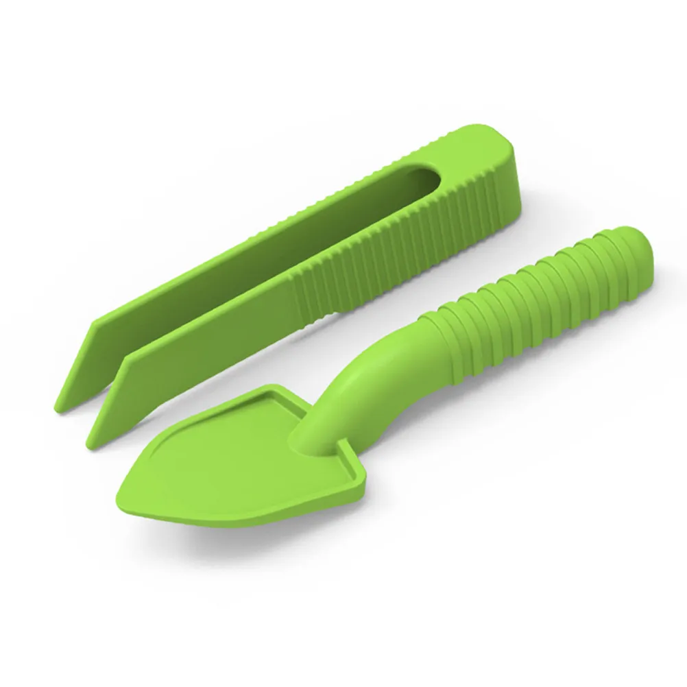 5Set Reptile Cleaning Tools Set Poop Scooper Feeding Tongs Terrarium Cleaner for Lizards Snakes Bearded Dragons Geckos Rats view 5