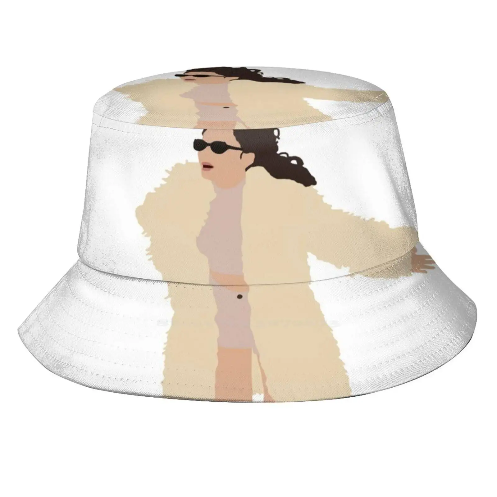 Fran Fine Simple ( The Nanny ) Pattern Design Printed Travel Bucket Hats The Nanny Sitcom The Nanny Tv Show 90s Tv Fran The