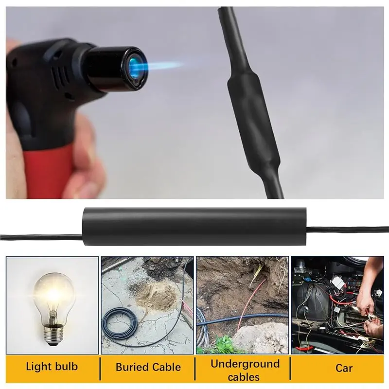 مجموعة ربط الأسلاك تحت الأرض سهلة الاستخدام (4 عبوات)، لأسلاك 14/3 إلى 8/3 فائق التوهج، ومقابض ما يصل إلى 600 فولت، وتقليص الأنبوب