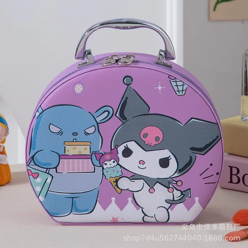 حقيبة صغيرة جديدة كارتون كورومي Kawaii حقيبة مستحضرات تجميل كرتونية مقاومة للماء حقيبة مستحضرات تجميل محمولة حقيبة تخزين لطيفة
