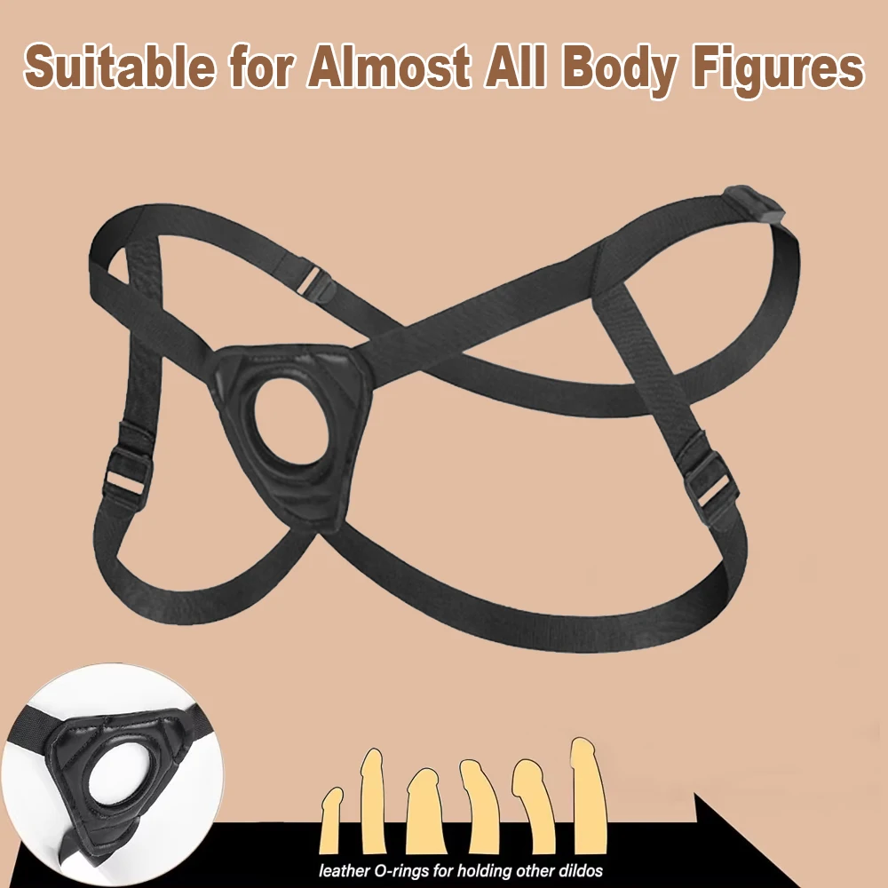 Arnés de pene con correa portátil para estimulador de punto G lésbico, bragas ajustables para adultos, consoladores con correa, pantalones, Juguetes sexuales para mujeres