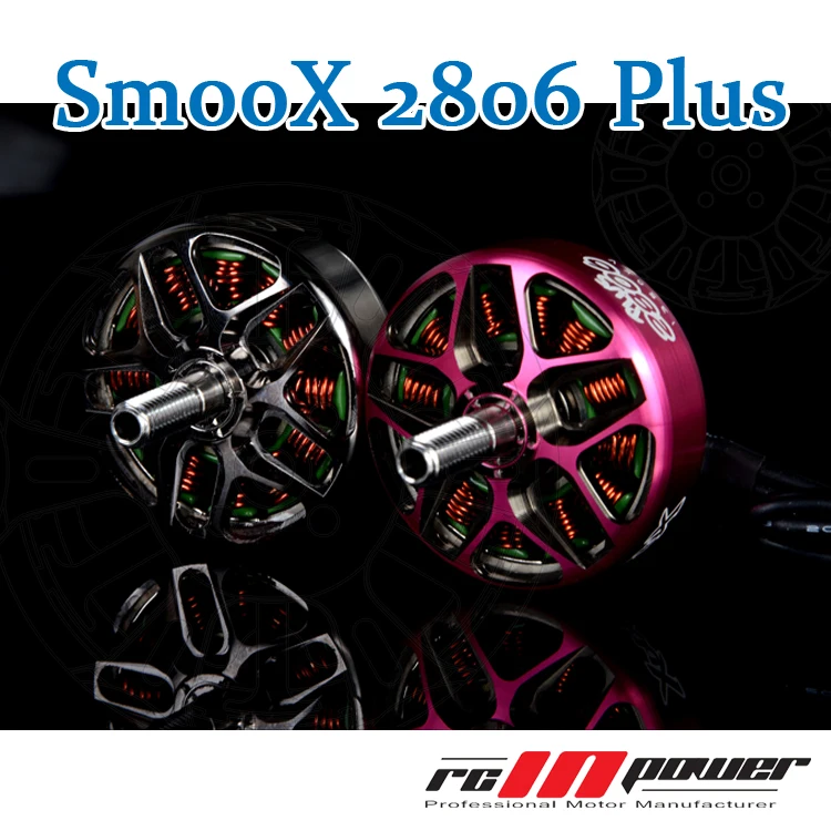 

1PC RCINPOWER SmooX 2806 Plus brushless motor 1350kv 1750kv 7 inch propeller freestyle For RC racing Drone Parts