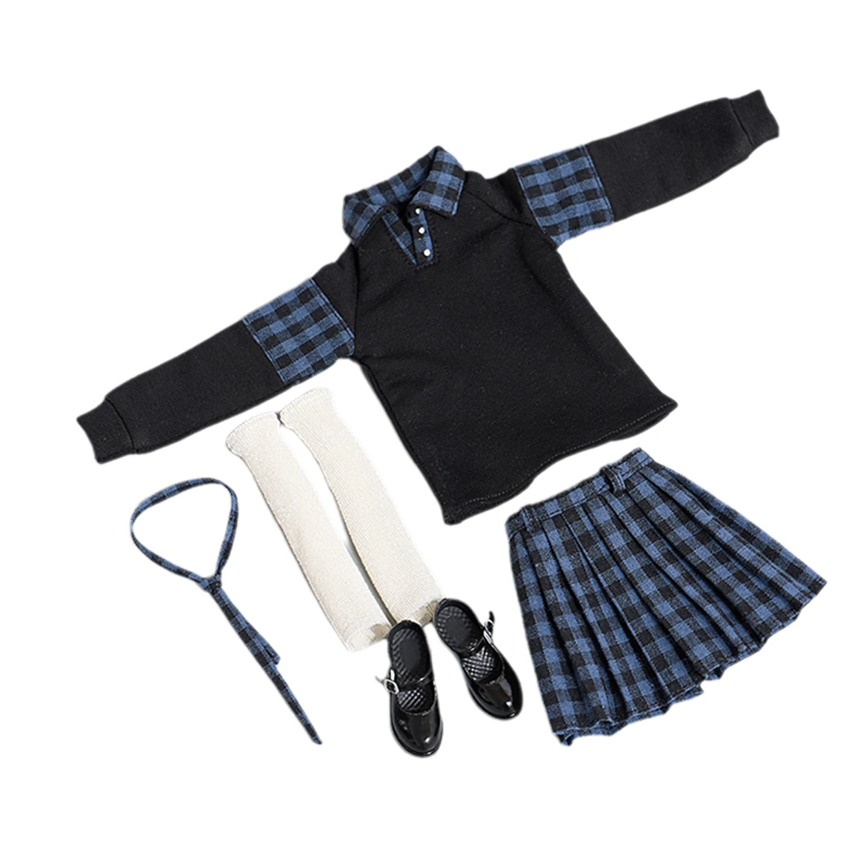 

HiPlay Cdtoys 1/6 Scale Figure Doll Clothes：Uniform short skirt set, For 12-inch Collectible Action Figure cd052E
