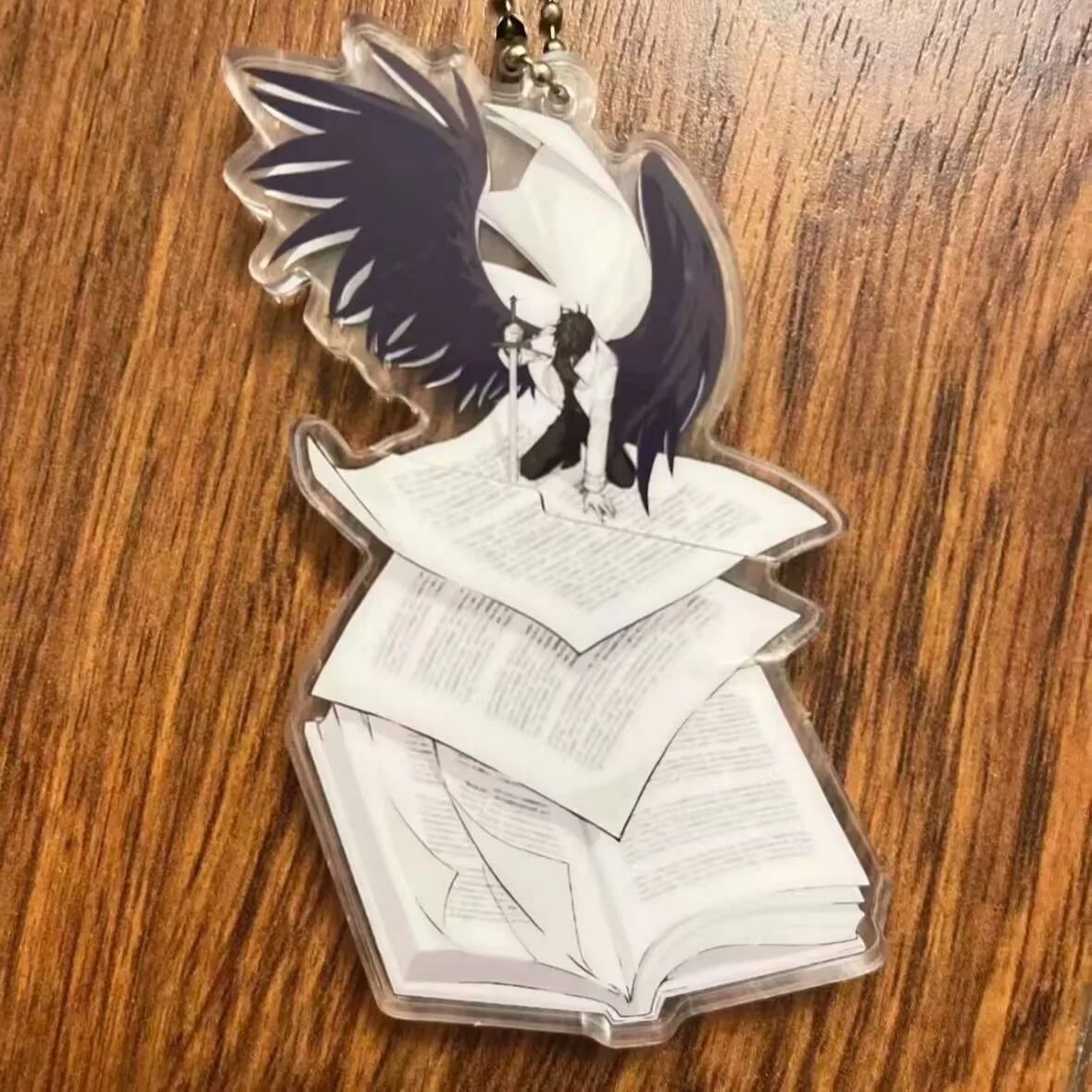 من منظور القراء متعدد العلمين، قلادة حقيبة ظهر أكريليك مع سلسلة مفاتيح قابلة للسحب يمكن تقديمها كهدية للأصدقاء #2