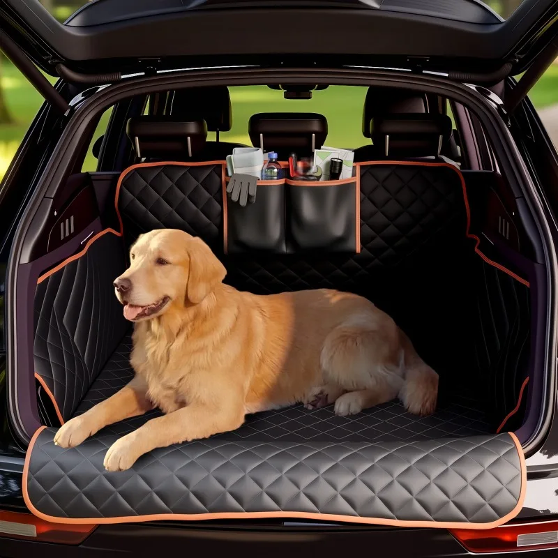 Pet Trunk Mat Waterproof Quilted Cargo Liner Wear Resistant SUV Van Dog Camping Travel Full Side Storage Protective Easy Clean - view 3
