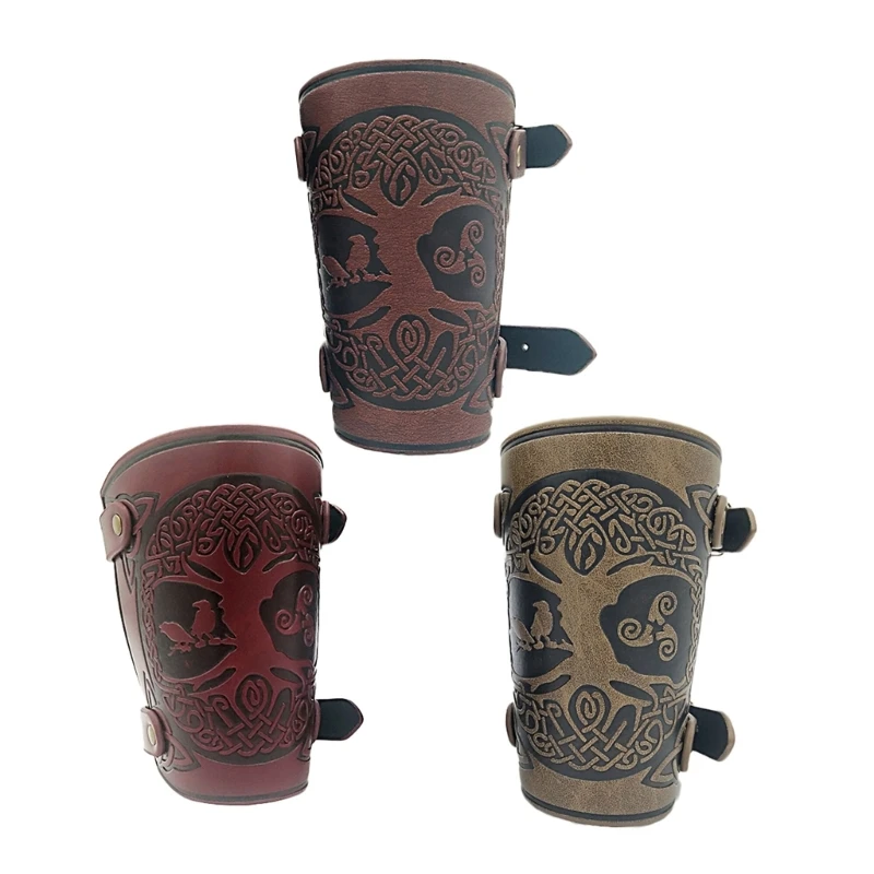 Role Play Party Costume Vikin Knight Arm Bracers Medieval Costume Props Armband