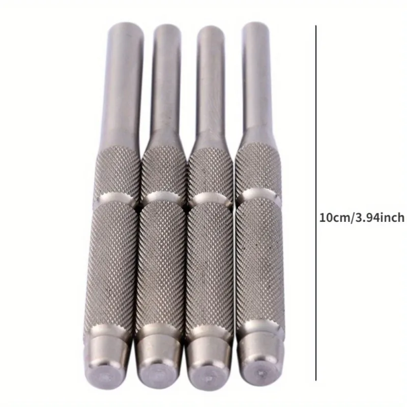 

4PCS Hollow End Roll Pin Punch Set Multi Size Tools For Punching And Roller Applications