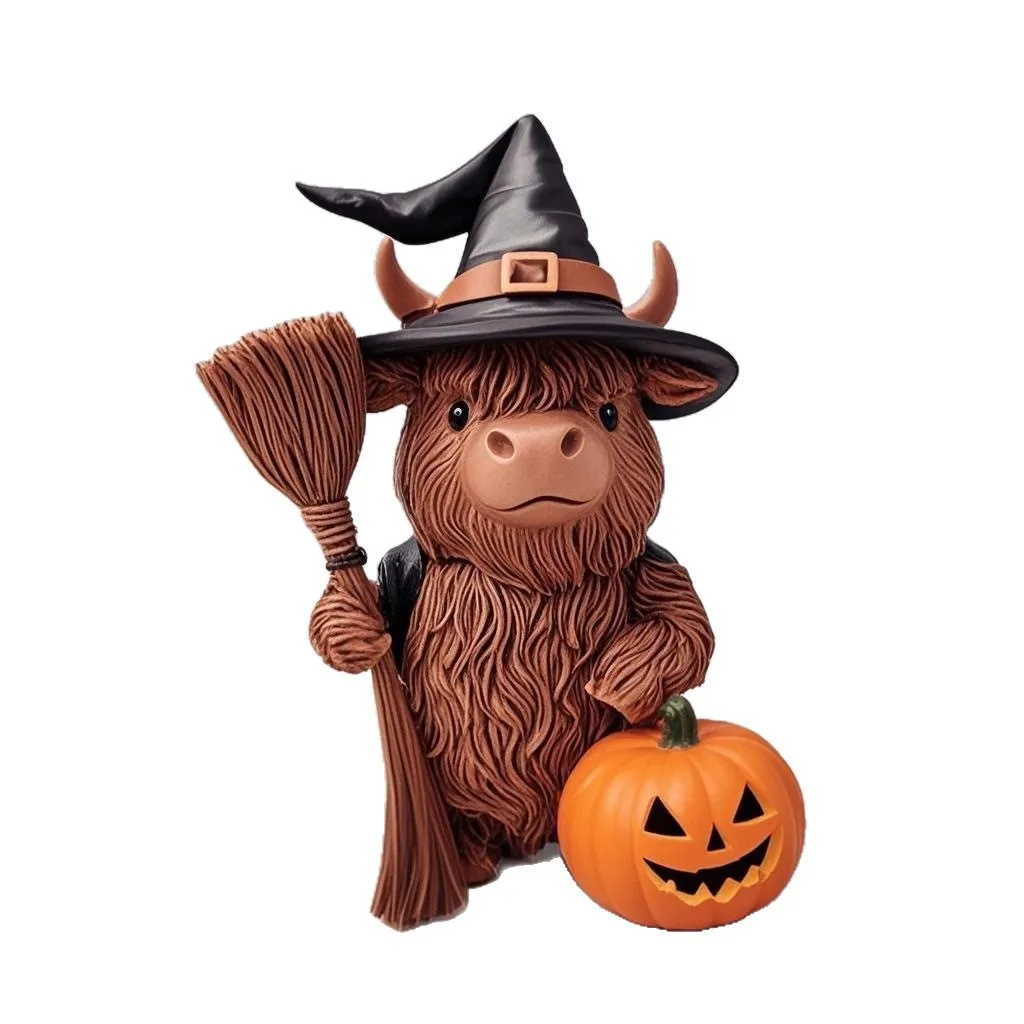 Halloween Pumpkin Heights Cattle Ornaments Home Garden Party Atmosphere Props Gifts
