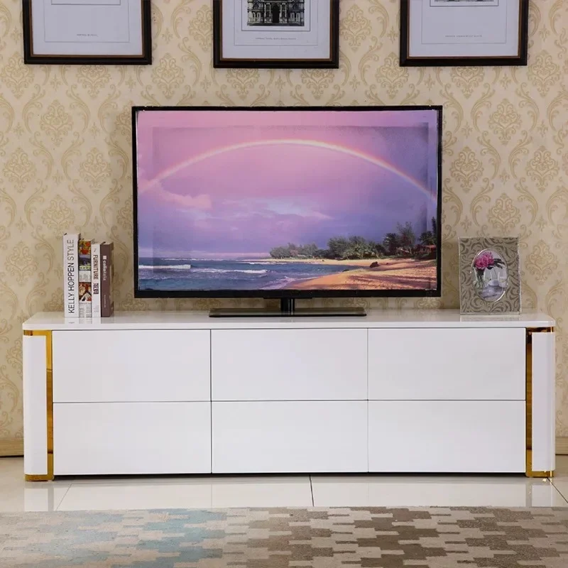 Bedroom TV cabinet, modern light luxury sideboard, model room entrance cabinet, raised TV cabinet, Internet celebrity Hong Kong-