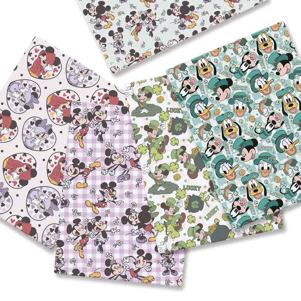 

BEAST KINGOM co-branded cartoon 140x50CM fabric cartoon patchwork children's home textile sewing doll skirt curtain girl skirt 1
