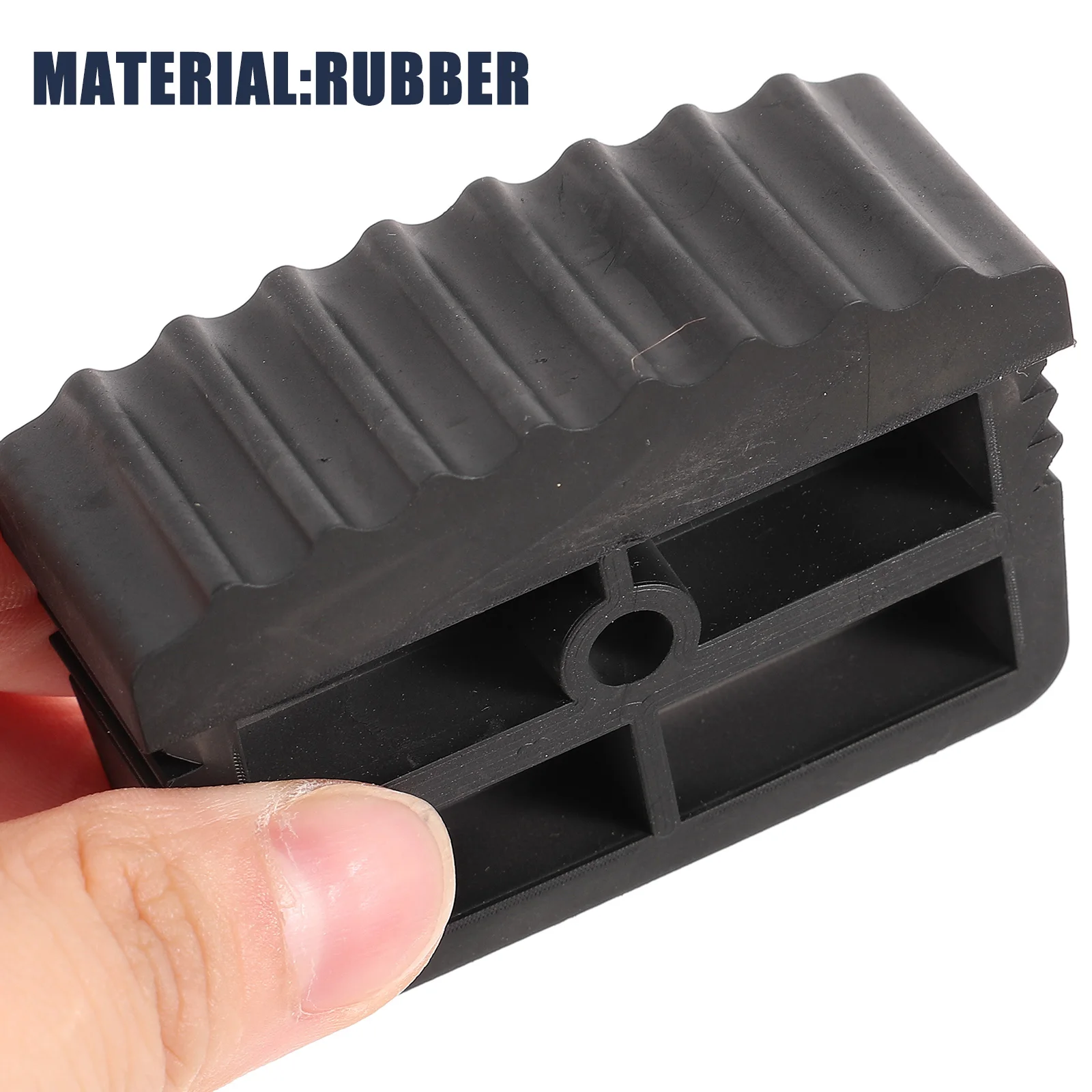 Non Slip Ladder Feet Rubber Pads Covers Stabilizer Foot Caps Protective Easy Installation Prevent Scratch Safe Traction Home