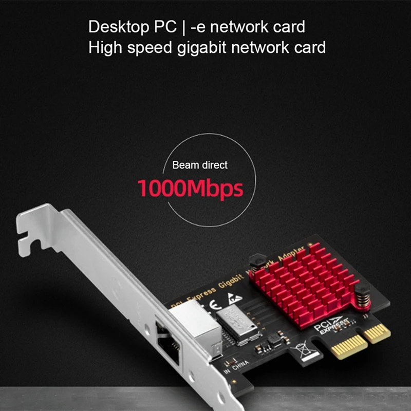 3X PCIE Card Gigabit Network Card 10/100/1000Mbps RJ45 Wired Network Card PCI-E Network Adapter LAN Card