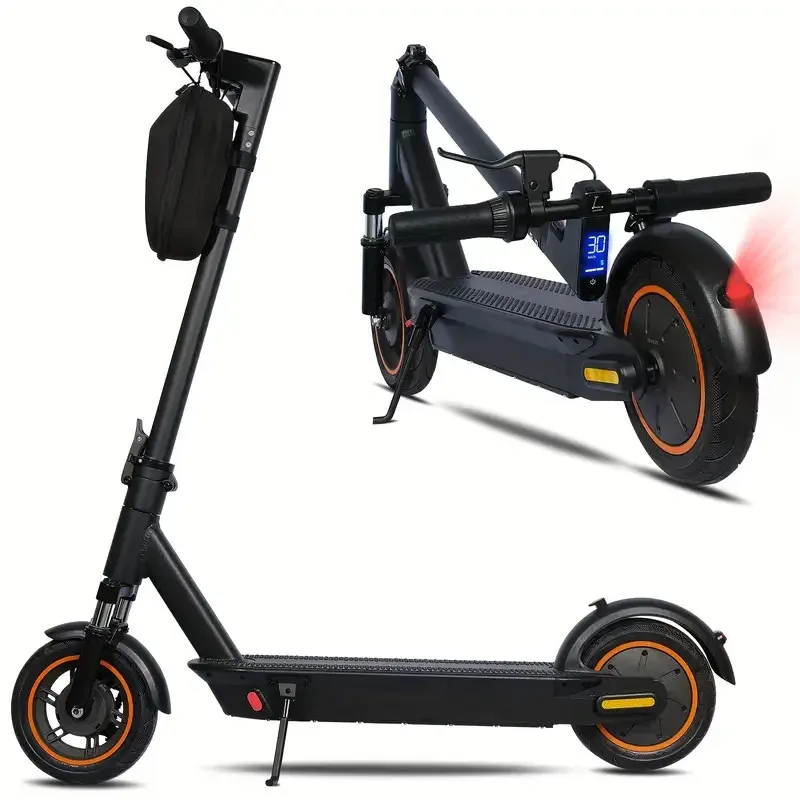 

HEZZO G30 36v 500w Electric Scooter Moped 21MPH 37.5 Miles 10 Inch 15Ah Foldable Mobility Escooter Front Suspension US Warehouse