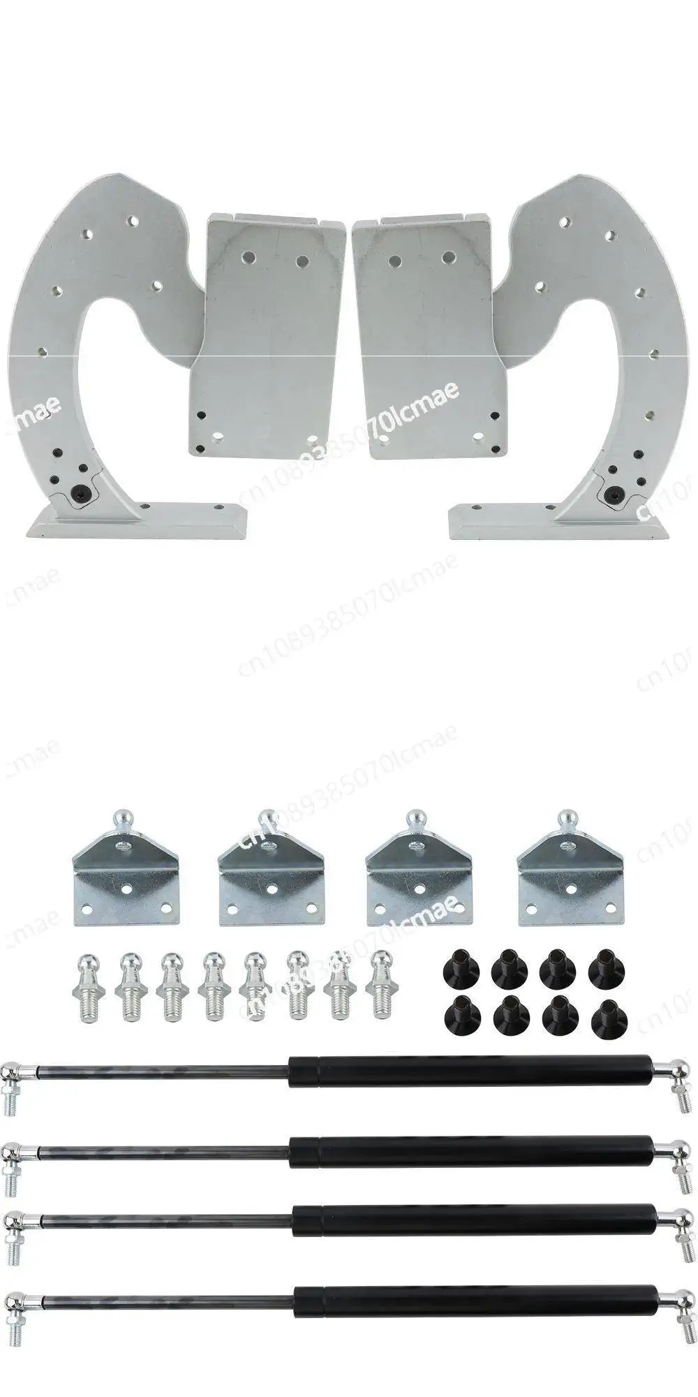 Universal Stainless Steel Scissor Door Hinge, Fixed Type, Car Modification Screw, New, LBJ-1013-S