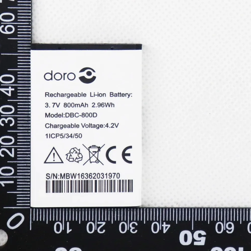 New Original Battery DBC-800D 800mAh Battery For Doro 500 506 508 509 510 515 6520 6030