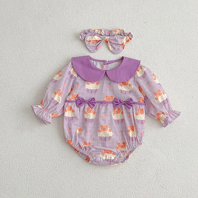 Robe de princesse une pièce pour bébé fille, vêtements d'automne, olympiques de batterie pour nouveau-nés, tenues ajustables pour enfants de 0 à 6 ans, 2023