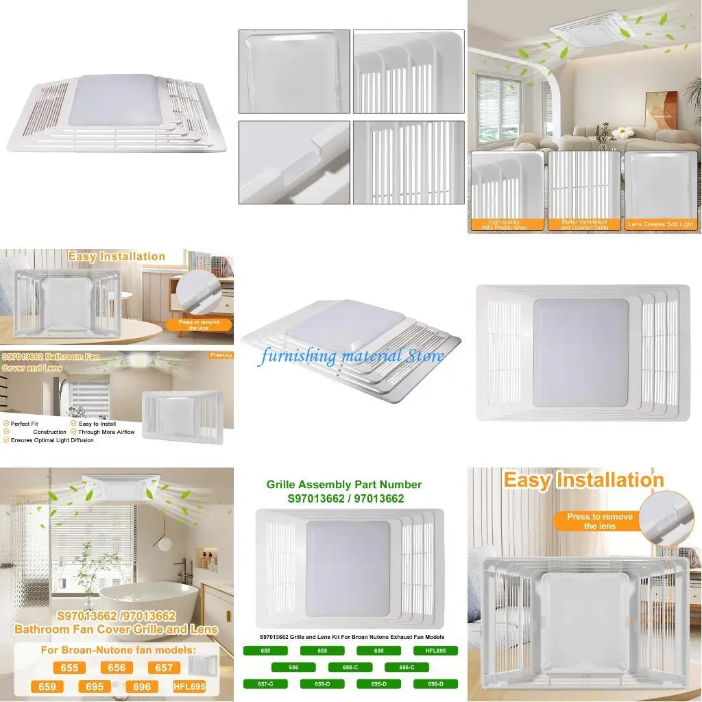 

Y5GD Strong ABS Решетка вентиляционной крышки S97013662 для ванных комнат Легко устанавливается