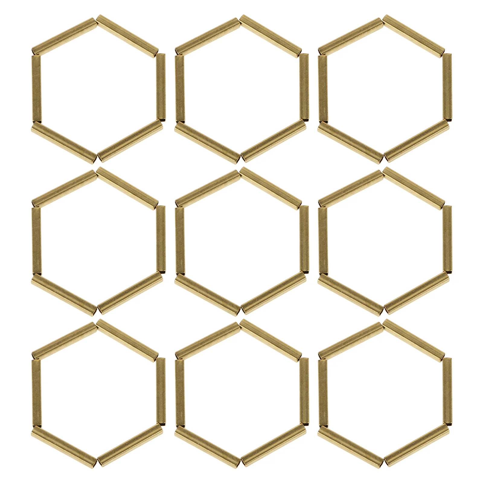 50 قطعة من مجموعات إكسسوارات صنع المجوهرات ذات الأنبوب النحاسي، متينة تدوم طويلاً، سهلة صياغة أنماط مختلفة #5