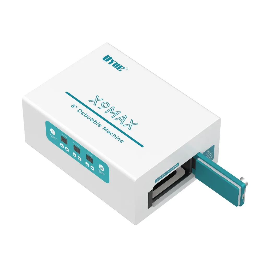 UYUE X9 MAX 600W مضخة تفريغ مدمجة لإزالة الرغوة الذكية تنطبق على iPhone أقل من 8 بوصة مزيل الرغوة المنحني/المسطح