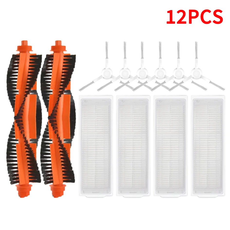 Für Xiaomi Roboter Vakuum S10 S12 T12 B106GL/Mopp 2S XMSTJQR2S / 3C B106CN Teile Zubehör Wichtigsten Seite pinsel Filter Mopp