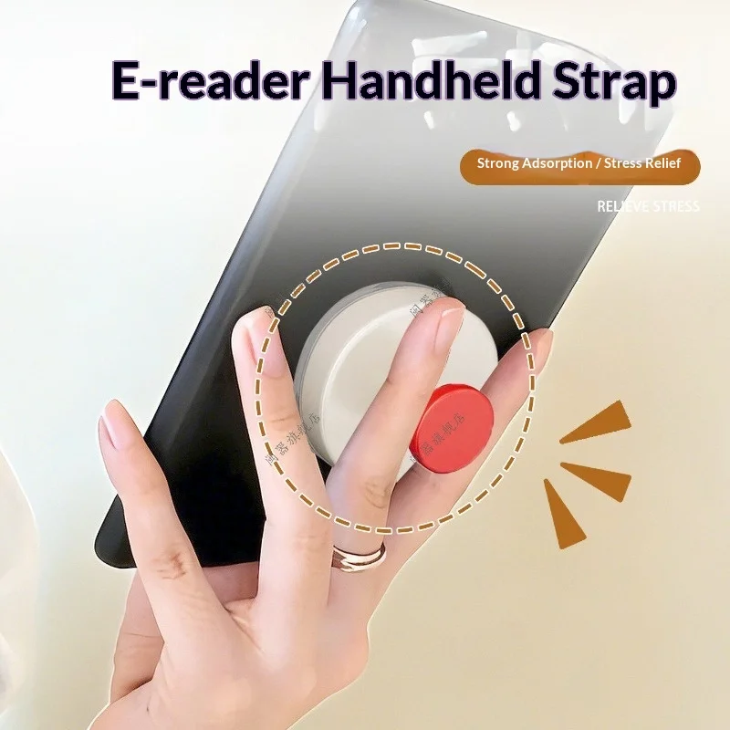 Universal Hand Strap with Finger Ring Grip for Kindle E-Book Readers & Tablets One-Handed Holder for Reading