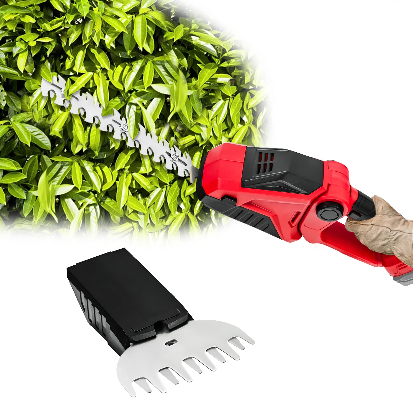 

Cordless Electric Hedge Trimmer for Milwaukee 18V Battery Shrub Trimmer Grass Shears Grass Cutter Hedge Shear (No Battery)