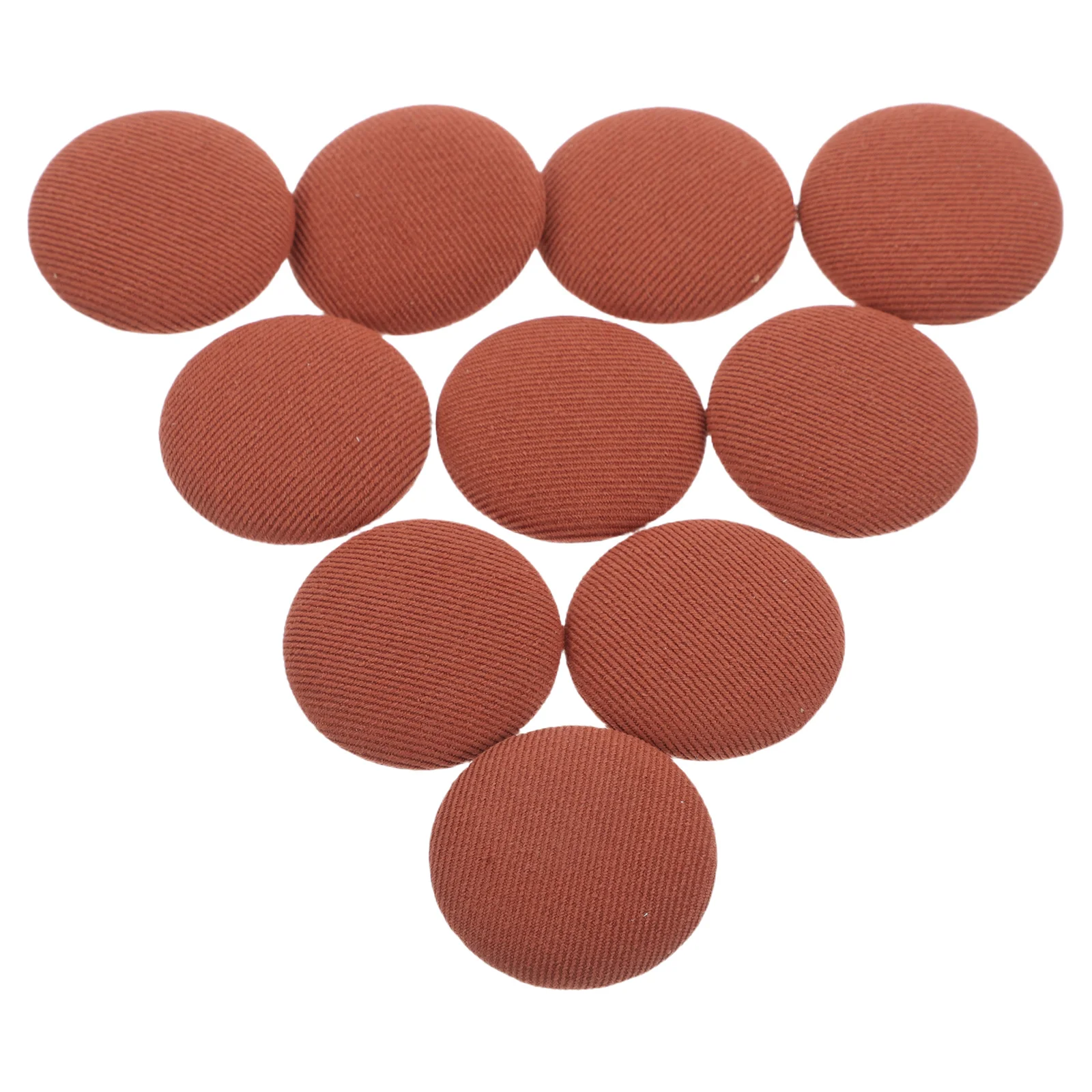 

20 Pcs Covered Buttons Round Shaped Aluminum Buttons For Sewing Base Cloth Cotton Coat Sewing Clothes Storage Box
