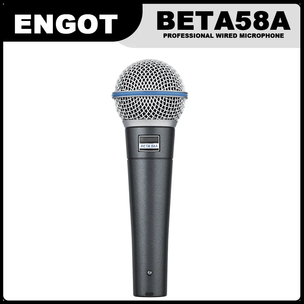 

Top quality grade A beta 58a Beta58a dynamic vocal microphone karaoke Mike microfone for 58 58A Beta58