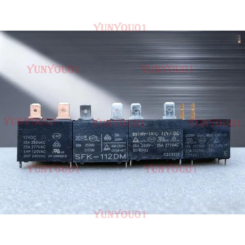 Peças de Substituição para Relés de Aquecedor de Água/Ar Condicionado JQX-102F, 891WP-1A-C, SFK-112DM, 302WP-1AH-C
