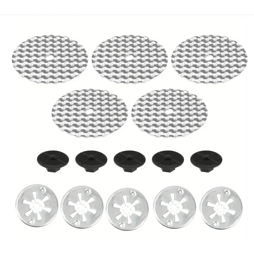 15PCS Automotive Undertray Exhaust Heat Shield Repair Kit N90796501 Heat Protection PlateHeat Shield Metal Spring Washer Nut
