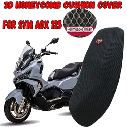 Motorcycle 3D Breathable Mesh Protecting Cushion Seat Cover Nylon Fabric Saddle Seat Cover For SYM ADX 125 adx125