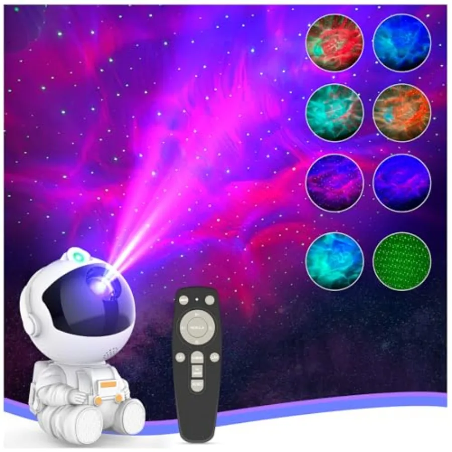 Astronaut Galaxy Projector for Bedroom Decor, Birthday Gifts for Adults Teen Girl Gifts Ambient Lighting, Ceiling Space Star Ni