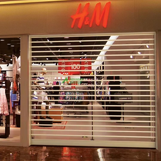 

Factory Direct Aluminum Electric Clear Polycarbonate Shutter For Commercial Use With High Transparency PC Panel